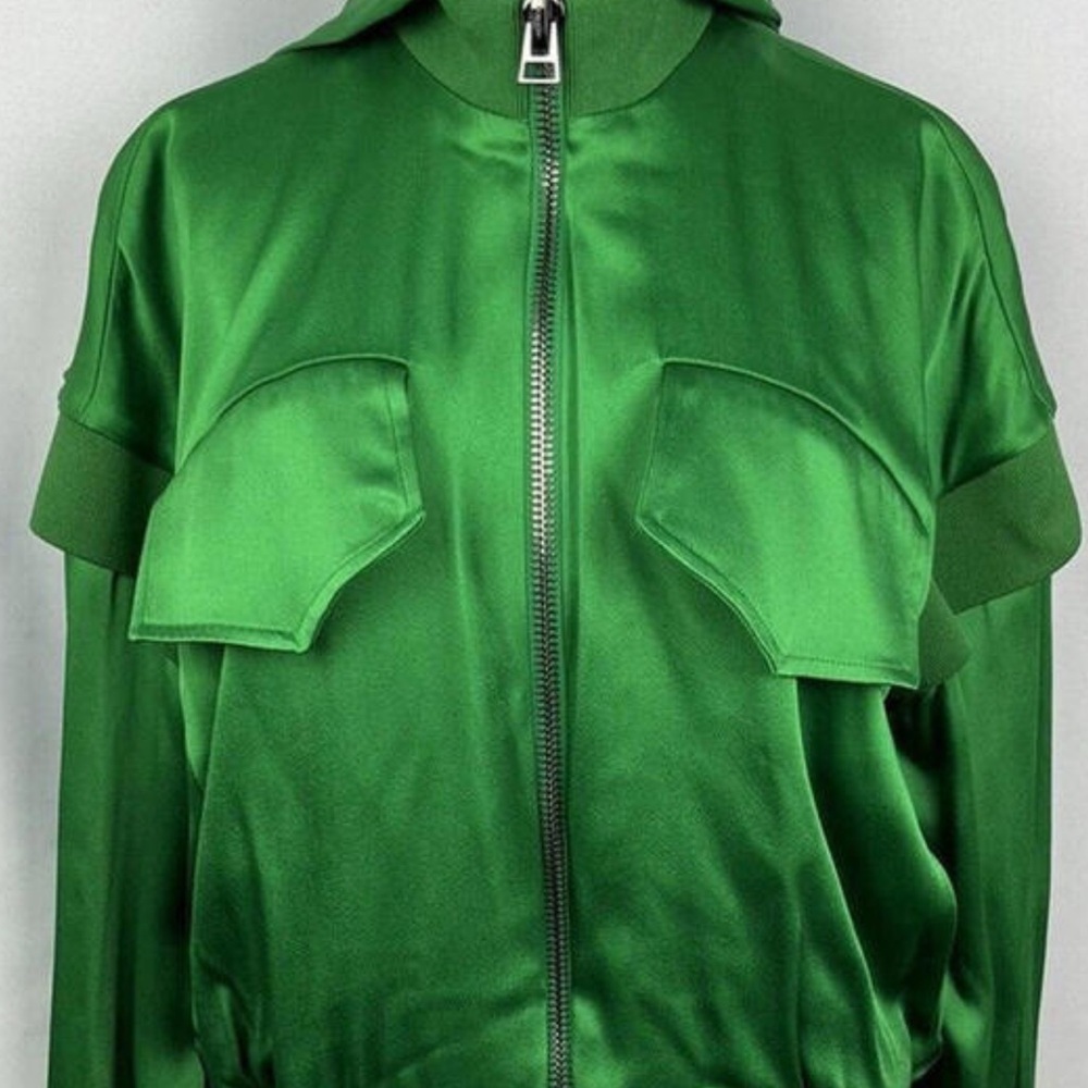 Tom Ford Vibrant Green Hooded Jacket